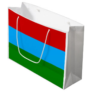 Grand Sac Cadeau Drapeau de la République de Carélie