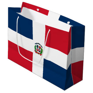 Grand Sac Cadeau drapeau de la République dominicaine