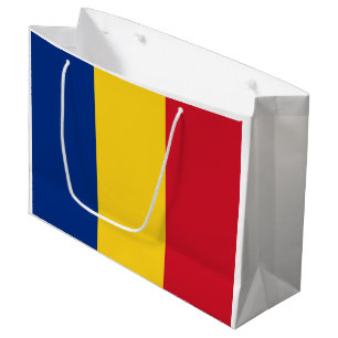 Grand Sac Cadeau Drapeau de la Roumanie