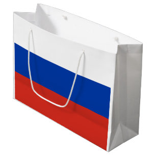 Grand Sac Cadeau Drapeau de la Russie