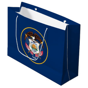 Grand Sac Cadeau Drapeau de l'État de l'Utah