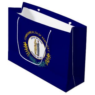 Grand Sac Cadeau Drapeau de l'État du Kentucky
