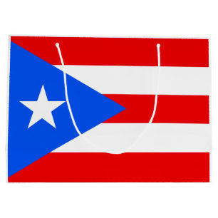 Grand Sac Cadeau Drapeau de Porto Rico (Porto Rico)