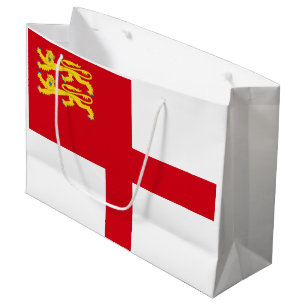 Grand Sac Cadeau Drapeau de Sercq