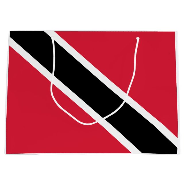 Grand Sac Cadeau Drapeau de Trinité-et-Tobago (Devant)