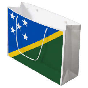 Grand Sac Cadeau Drapeau des Îles Salomon