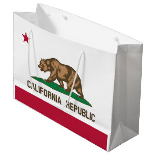 Grand Sac Cadeau Drapeau d'État de la République de Californie
