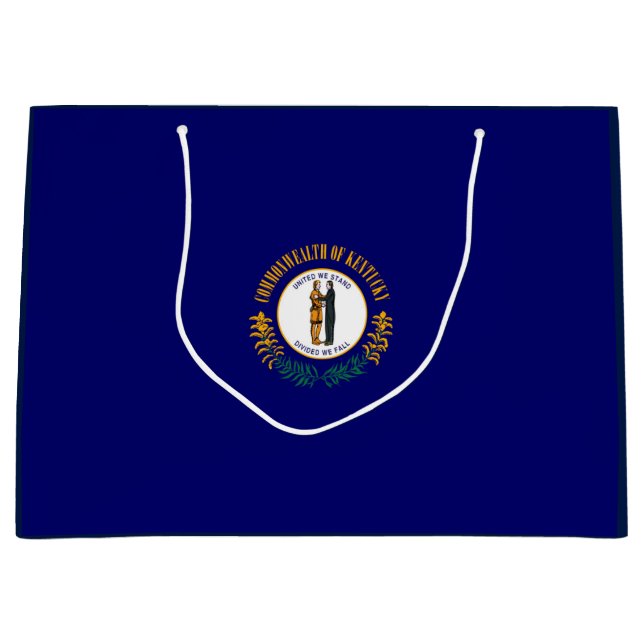 Grand Sac Cadeau Drapeau d'État du Kentucky (Devant)