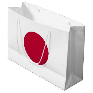 Grand Sac Cadeau Drapeau du Japon