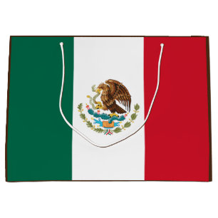 Grand Sac Cadeau Drapeau du Mexique, Bandera de la République mexic