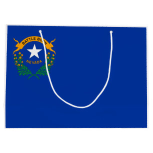 Grand Sac Cadeau Drapeau du Nevada