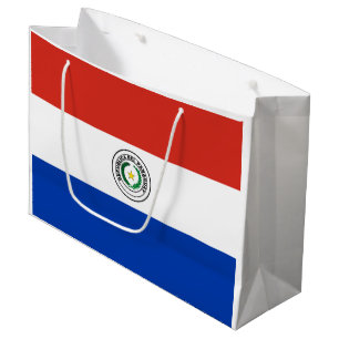 Grand Sac Cadeau Drapeau du Paraguay