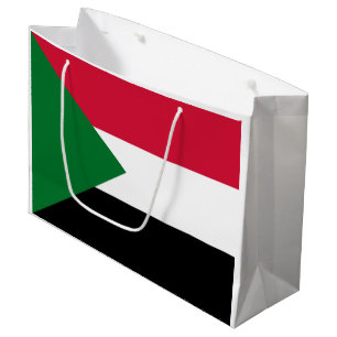 Grand Sac Cadeau Drapeau du Soudan