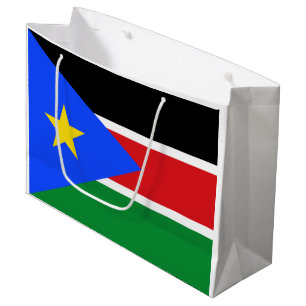 Grand Sac Cadeau Drapeau du Soudan du Sud