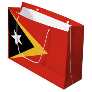 Grand Sac Cadeau Drapeau du Timor oriental