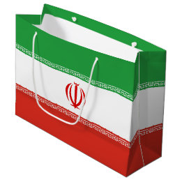 Grand Sac Cadeau Drapeau iranien