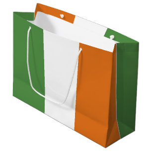 Grand Sac Cadeau Drapeau irlandais