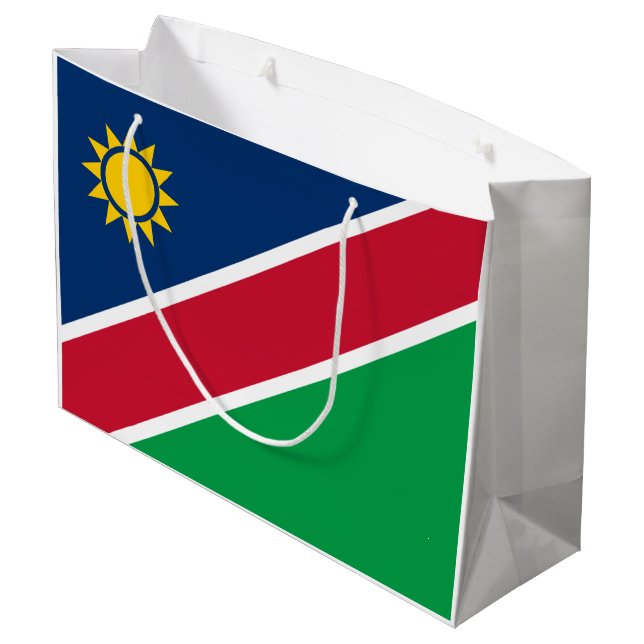 Grand Sac Cadeau Drapeau Namibie (Dos Angle)