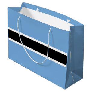 Grand Sac Cadeau Drapeau patriotique du Botswana