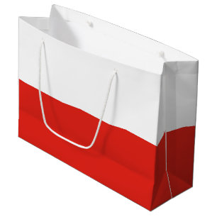 Grand Sac Cadeau Drapeau polonais