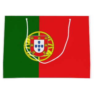 Grand Sac Cadeau Drapeau portugais