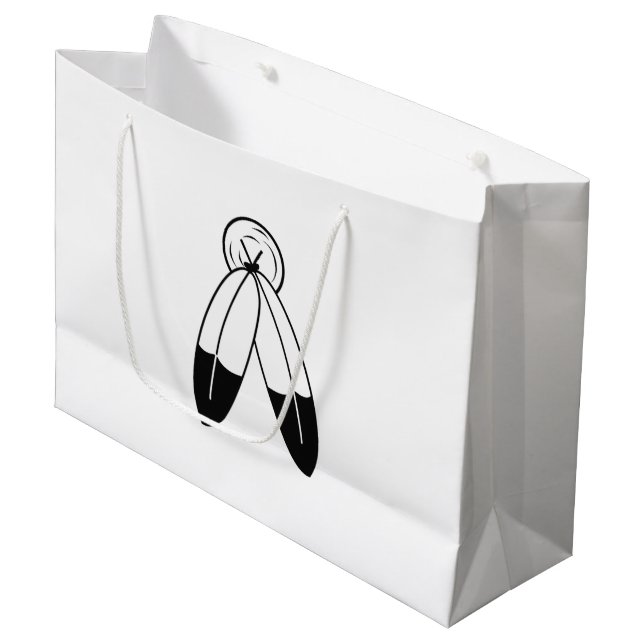 Grand Sac Cadeau Drapeau Two-Spirit (Devant Angle)