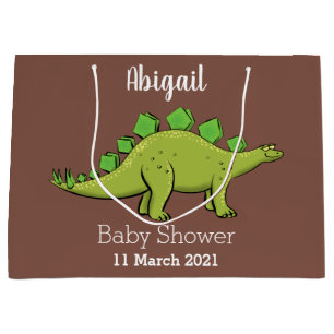 Grand Sac Cadeau Drôle stegosaurus dinosaure dessin animé