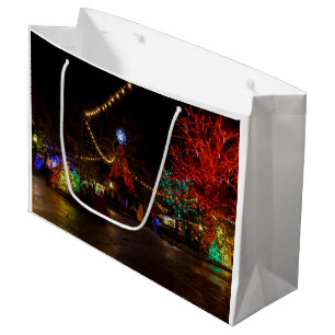 Grand Sac Cadeau Éclairez-le pour Noël