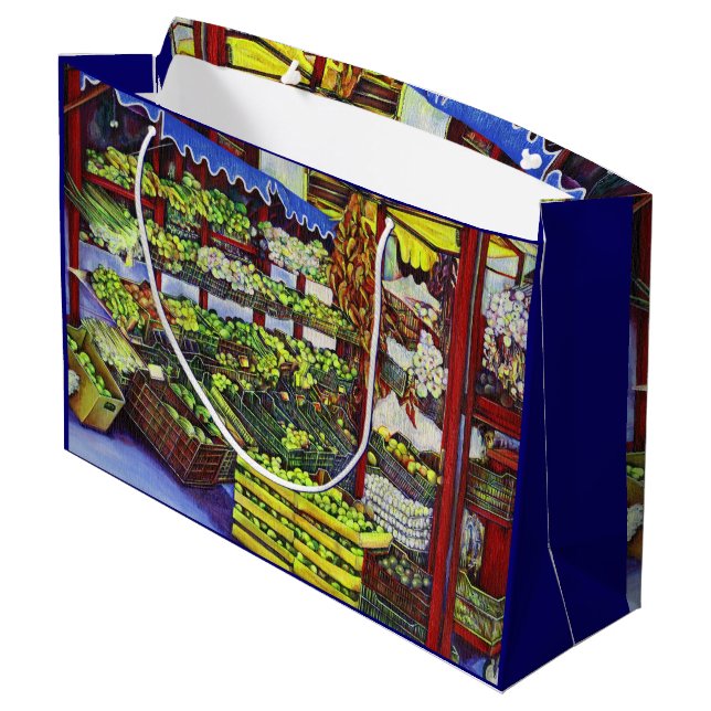 Grand Sac Cadeau Eddie's Market, Hungary (Dos Angle)