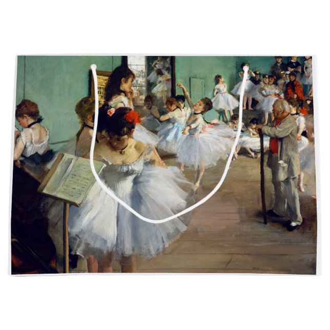 Grand Sac Cadeau Edgar Degas - Classe Danse (Devant)