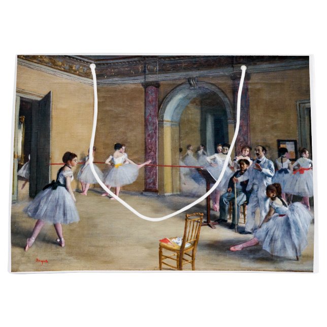 Grand Sac Cadeau Edgar Degas - Dance Foyer, Opéra rue Le Peletier (Devant)