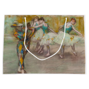 Grand Sac Cadeau Edgar Degas - Harlequin Dance