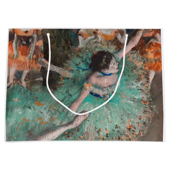 Grand Sac Cadeau Edgar Degas - Swaying Dancer / Danseuse en vert (Devant)