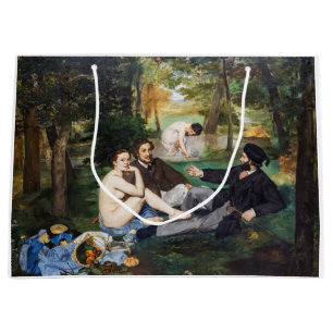 Grand Sac Cadeau Edouard Manet - Déjeuner sur l'herbe