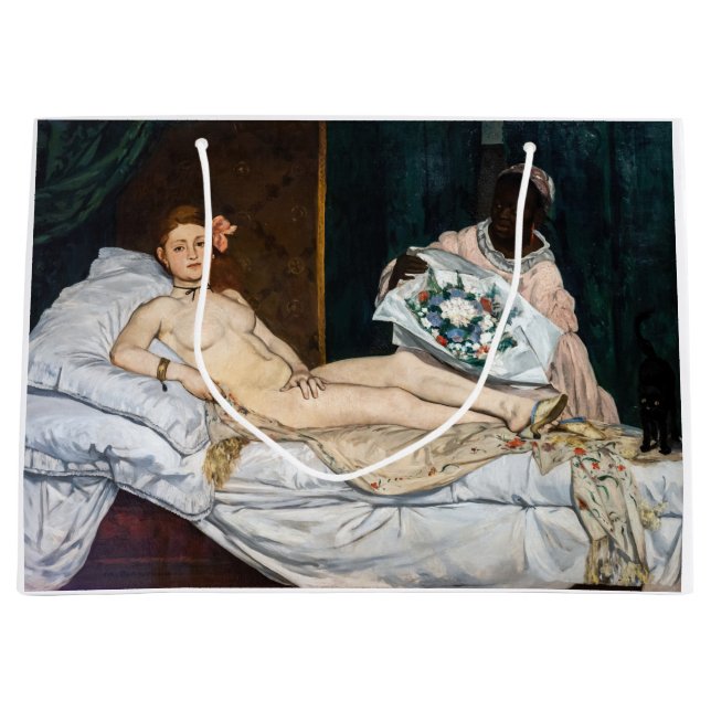 Grand Sac Cadeau Edouard Manet - Olympia (Devant)