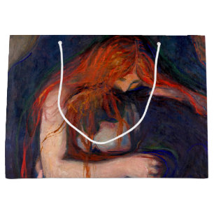Grand Sac Cadeau Edvard Munch - Vampire / Amour et douleur