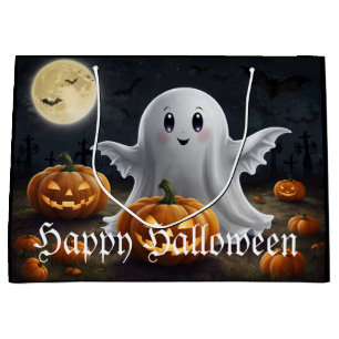Grand Sac Cadeau Éffrayant délice : Ghoost Halloween amusant