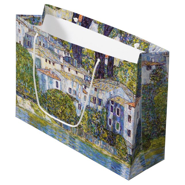 Grand Sac Cadeau Église à Cassone, Gustav Klimt (Devant Angle)