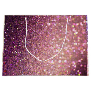 Grand Sac Cadeau Elegant Bokeh Parties scintillant Noël