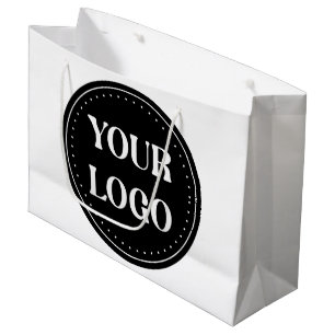 Grand Sac Cadeau élégant, moderne, raffiné et modifiable.