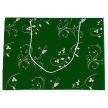 Elegant Pink Floral Swirl