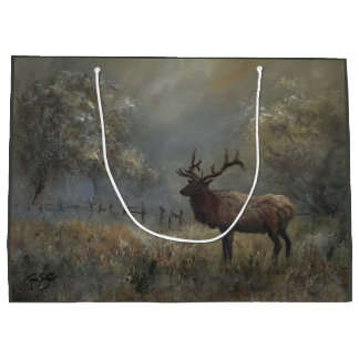 Grand Sac Cadeau Elk Meadow