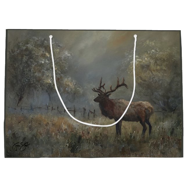 Grand Sac Cadeau Elk Meadow (Dos)