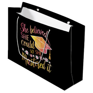 Grand Sac Cadeau Elle a cru qu'elle pouvait donc elle l'a maîtrisé