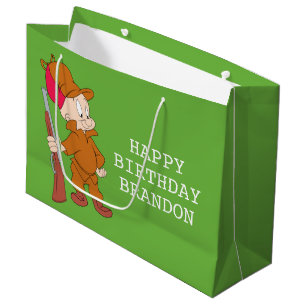Grand Sac Cadeau ELMER FUDD™   Avec Un Arme À Arme