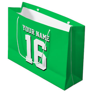 Grand Sac Cadeau Emerald Green Sports Jersey Team Jersey
