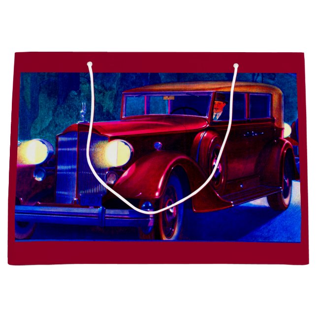 Grand Sac Cadeau Empreinte automobile Packard 1934 (Devant)