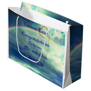 Grand Sac Cadeau Endless Love Mariage Cadeau