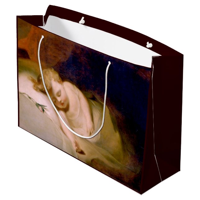 Grand Sac Cadeau Enfant dormant (par Thomas Sully) (Dos Angle)