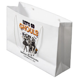 Grand Sac Cadeau Enterrement de vie de jeune fille Halloween, allon